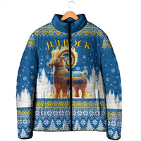 Sweden Christmas Padded Jacket Julbock Yule Goat LT19