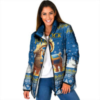 Sweden Christmas Padded Jacket Julbock Yule Goat LT19