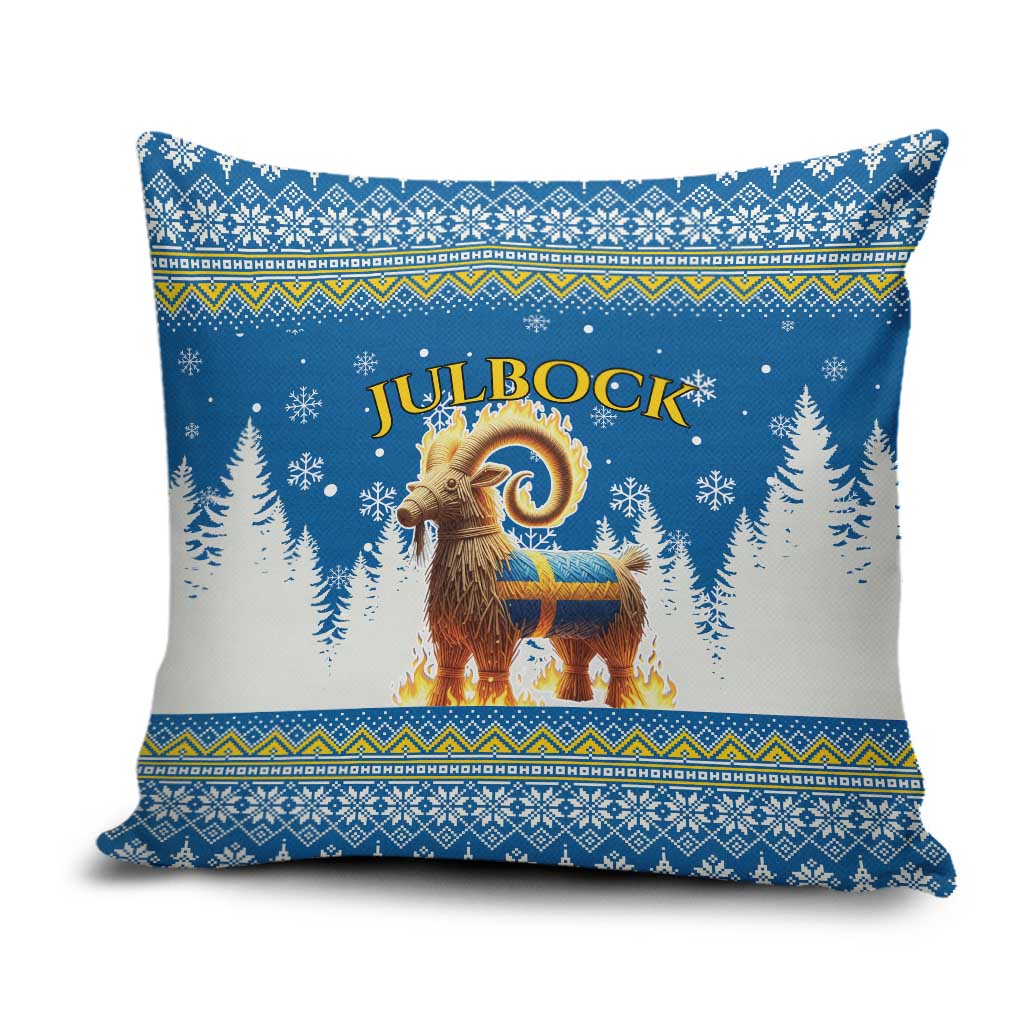 Sweden Christmas Pillow Cover Julbock  Yule Goat - Wonder Print Shop
