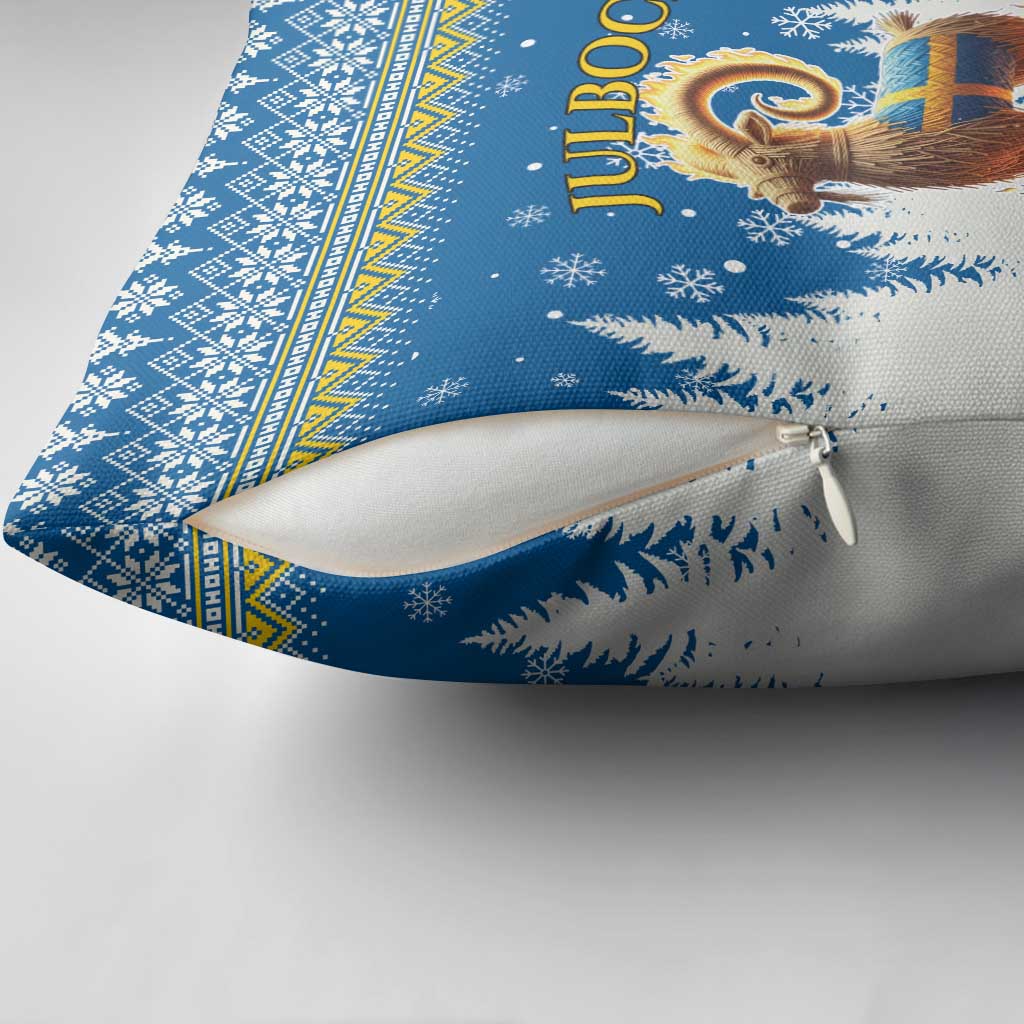 Sweden Christmas Pillow Cover Julbock  Yule Goat - Wonder Print Shop
