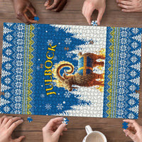 Sweden Christmas Puzzle Julbock  Yule Goat - Wonder Print Shop