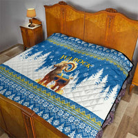 Sweden Christmas Quilt Julbock  Yule Goat - Wonder Print Shop