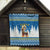 Sweden Christmas Quilt Julbock  Yule Goat - Wonder Print Shop