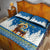Sweden Christmas Quilt Bed Set Julbock  Yule Goat - Wonder Print Shop