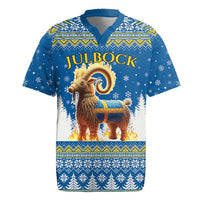 Sweden Christmas Rugby Jersey Julbock Yule Goat LT19