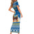 Sweden Christmas Short Sleeve Bodycon Dress Julbock Yule Goat LT19