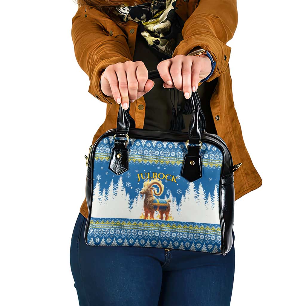 Sweden Christmas Shoulder Handbag Julbock  Yule Goat - Wonder Print Shop