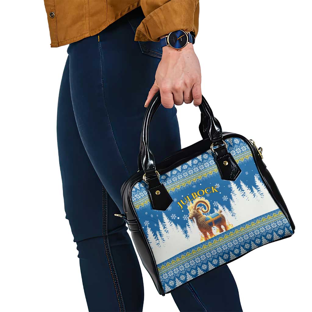 Sweden Christmas Shoulder Handbag Julbock  Yule Goat - Wonder Print Shop