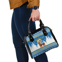 Sweden Christmas Shoulder Handbag Julbock  Yule Goat - Wonder Print Shop