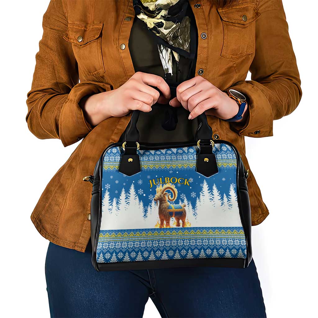 Sweden Christmas Shoulder Handbag Julbock  Yule Goat - Wonder Print Shop