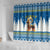 Sweden Christmas Shower Curtain Julbock  Yule Goat - Wonder Print Shop
