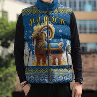 Sweden Christmas Sleeveless Puffer Jacket Julbock Yule Goat LT19