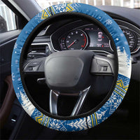 Sweden Christmas Steering Wheel Cover Julbock  Yule Goat - Wonder Print Shop