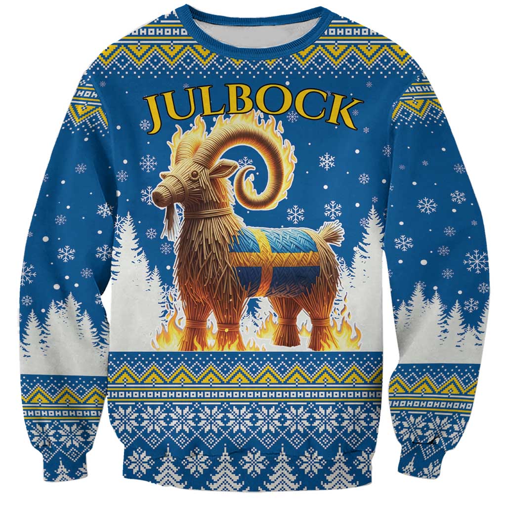 Sweden Christmas Sweatshirt Julbock Yule Goat LT19