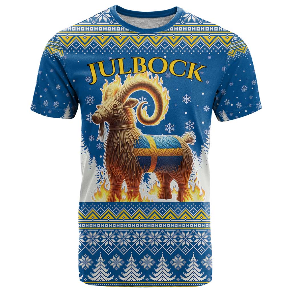 Sweden Christmas T Shirt Julbock Yule Goat LT19