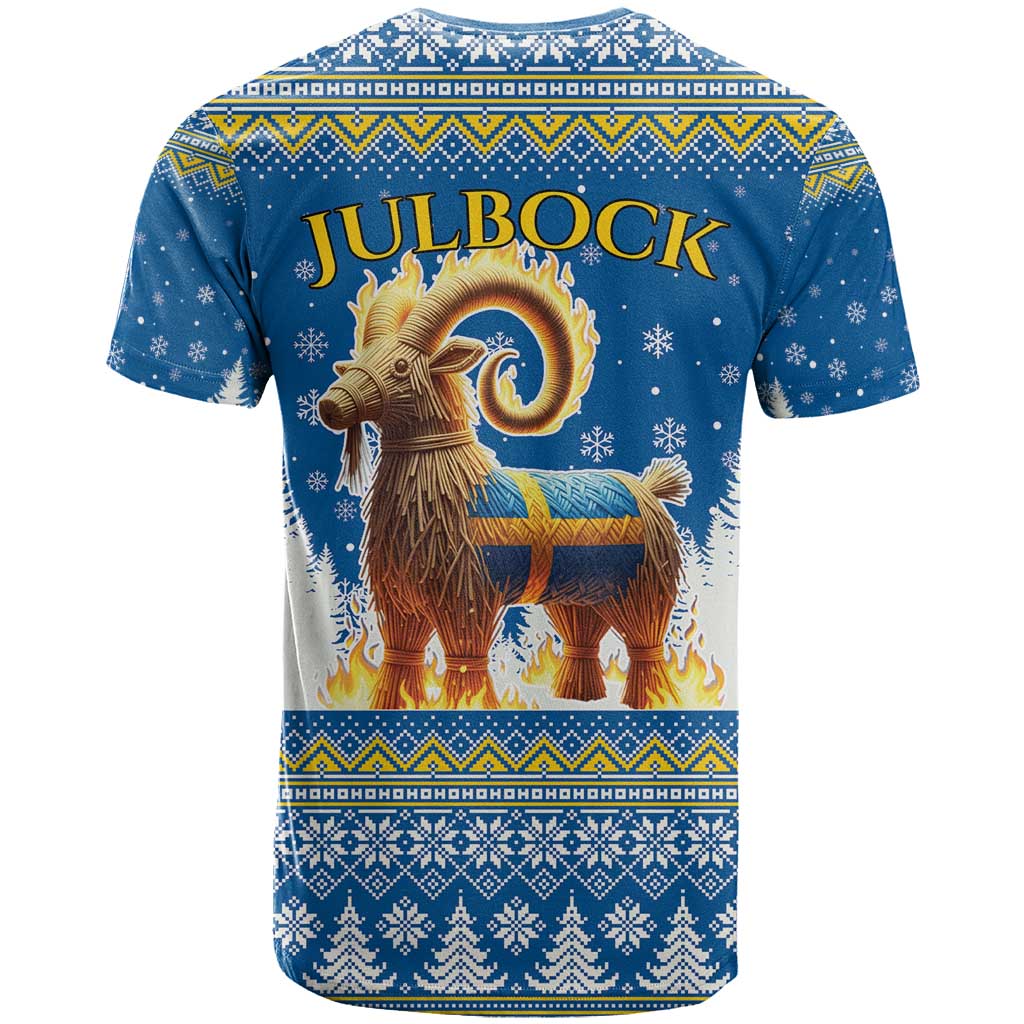 Sweden Christmas T Shirt Julbock Yule Goat LT19