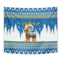 Sweden Christmas Tapestry Julbock  Yule Goat - Wonder Print Shop