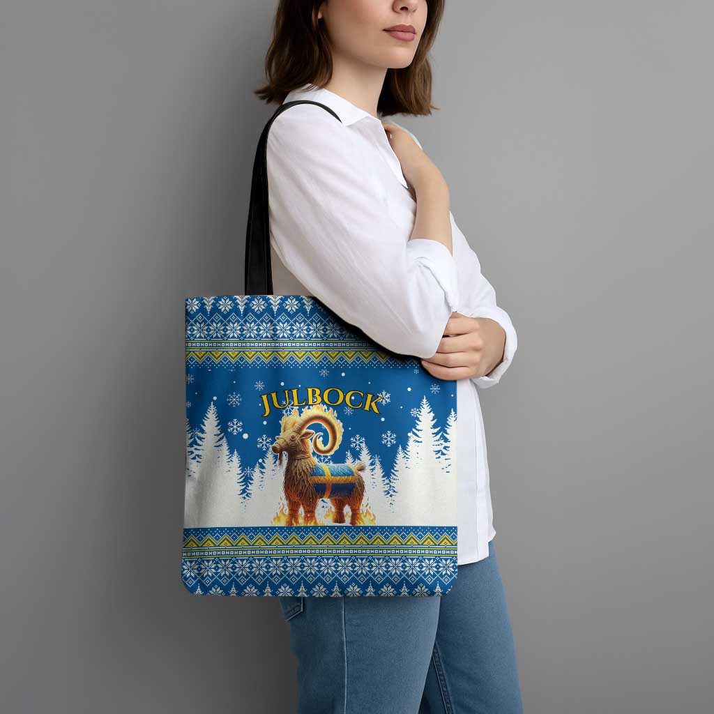 Sweden Christmas Tote Bag Julbock  Yule Goat - Wonder Print Shop