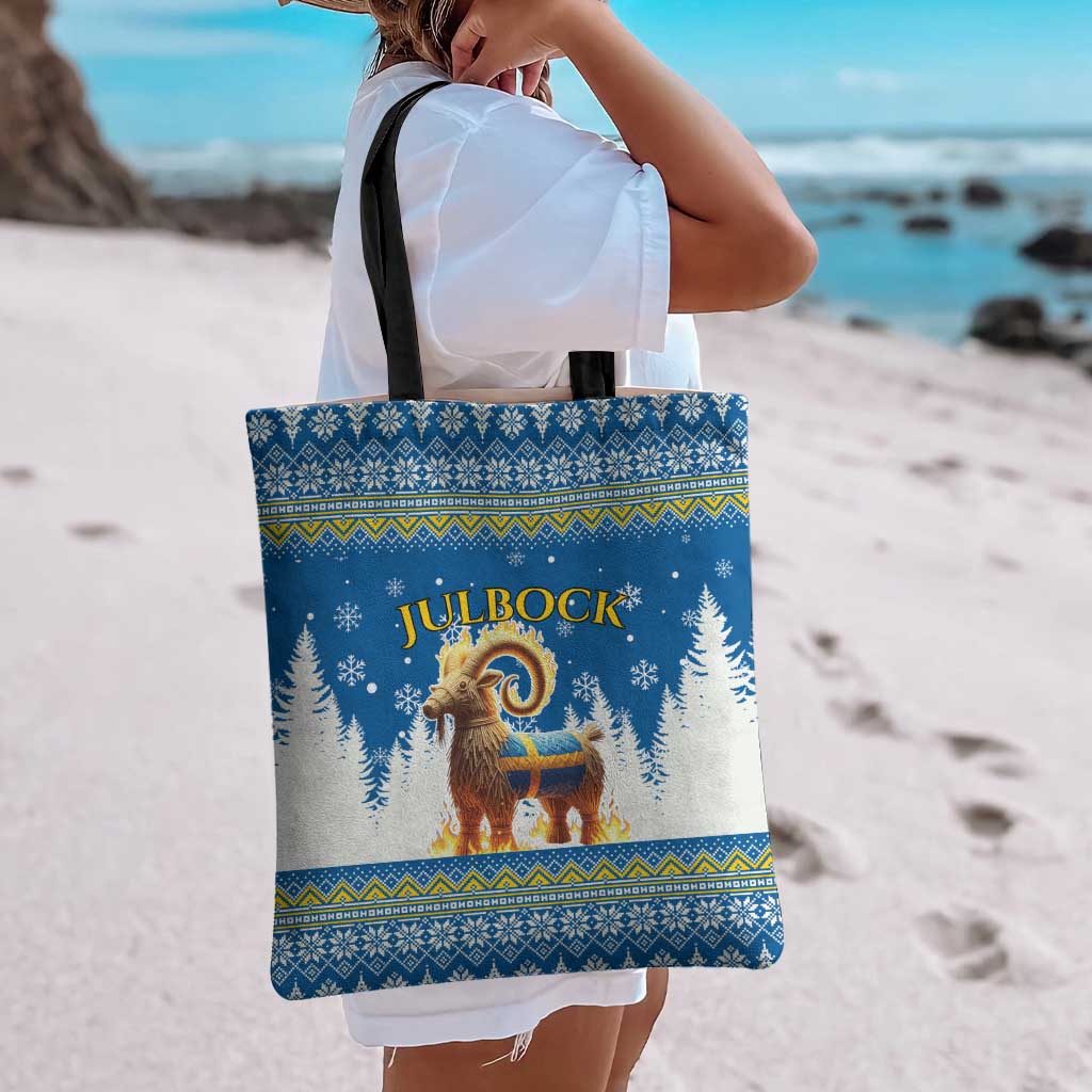 Sweden Christmas Tote Bag Julbock  Yule Goat - Wonder Print Shop