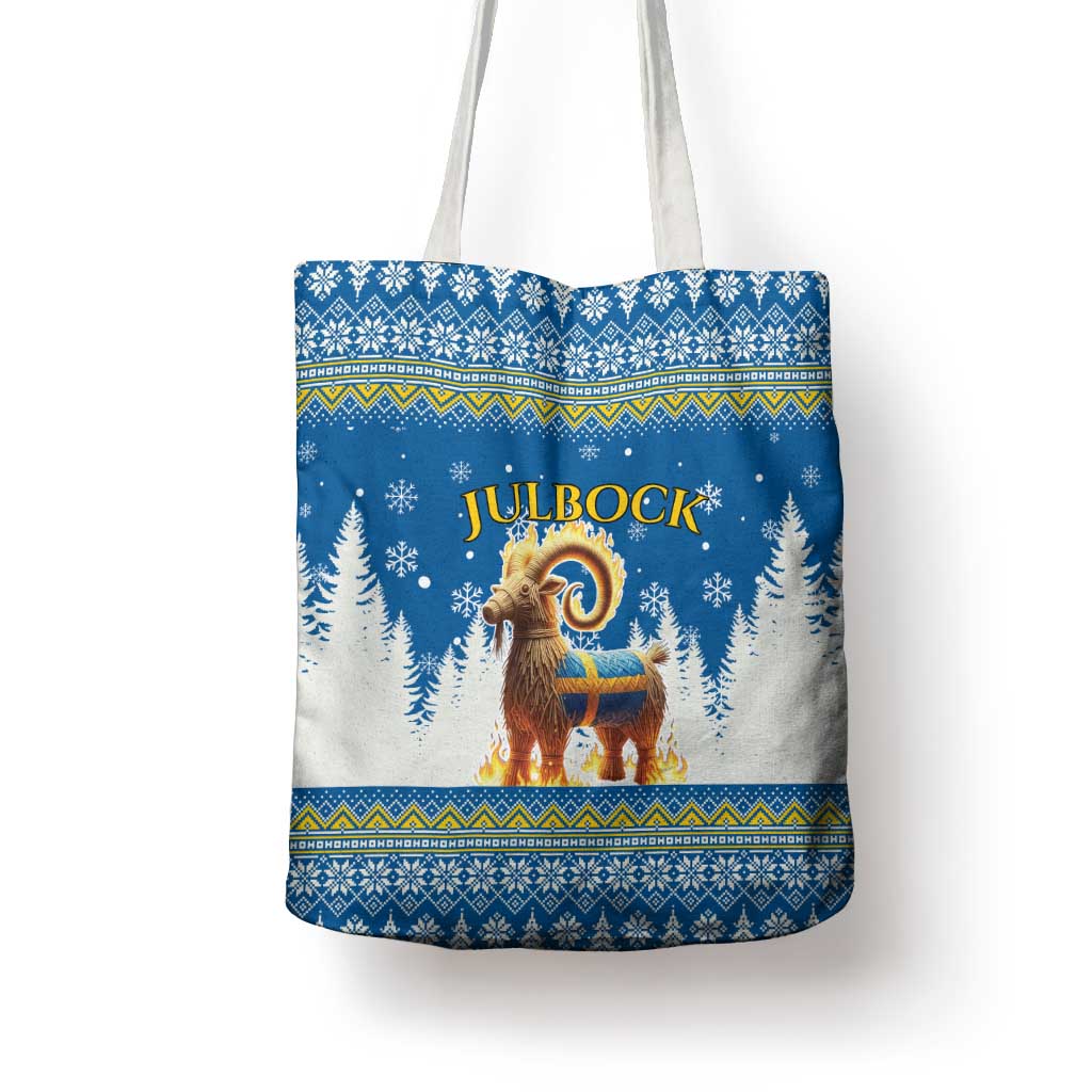 Sweden Christmas Tote Bag Julbock  Yule Goat - Wonder Print Shop
