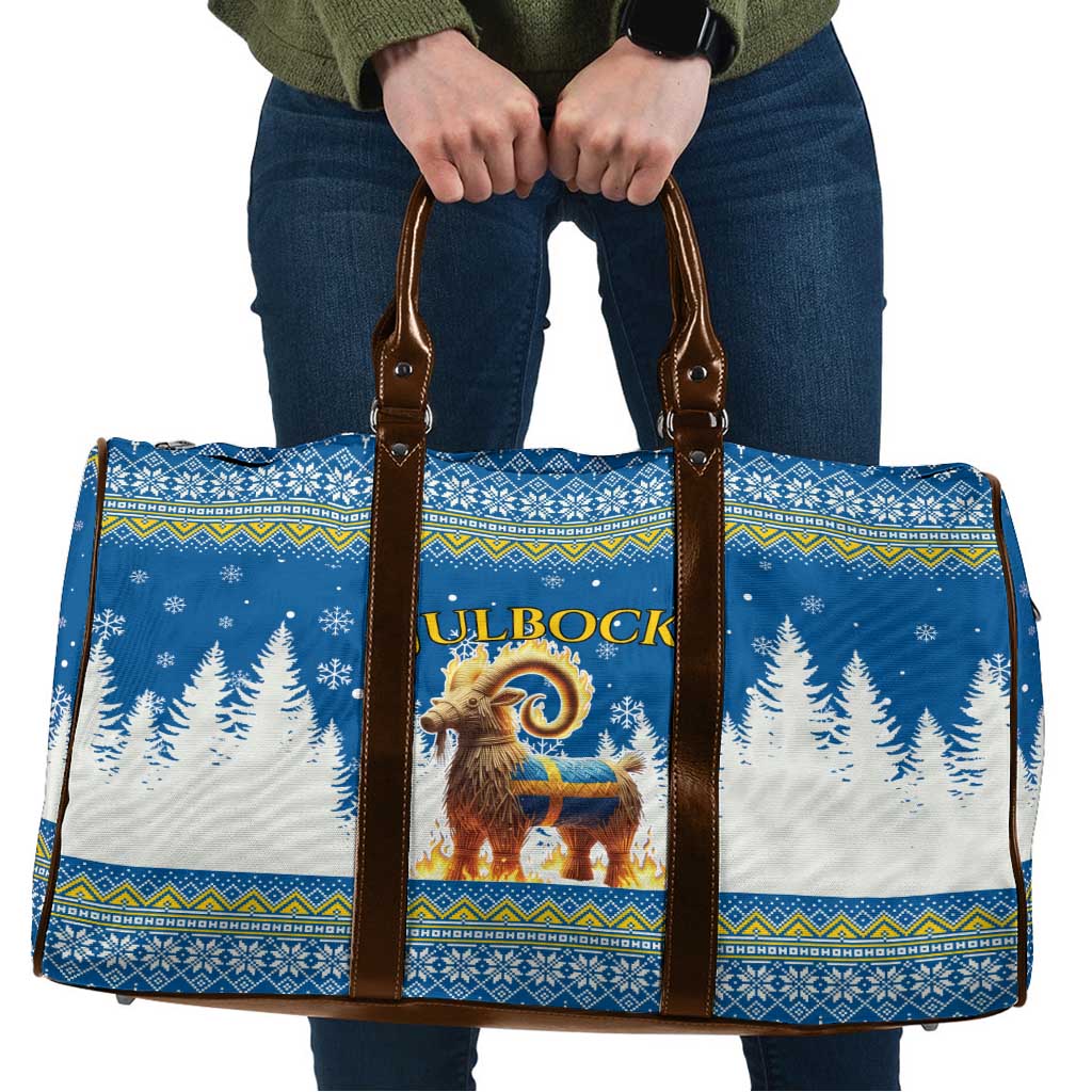 Sweden Christmas Travel Bag Julbock  Yule Goat - Wonder Print Shop