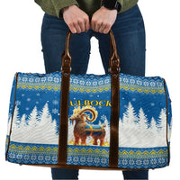Sweden Christmas Travel Bag Julbock  Yule Goat - Wonder Print Shop