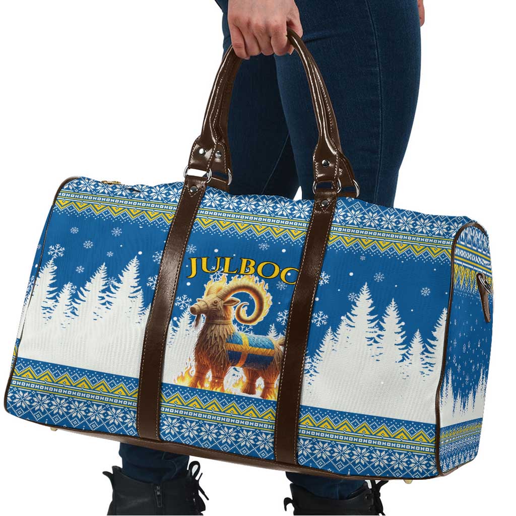 Sweden Christmas Travel Bag Julbock  Yule Goat - Wonder Print Shop
