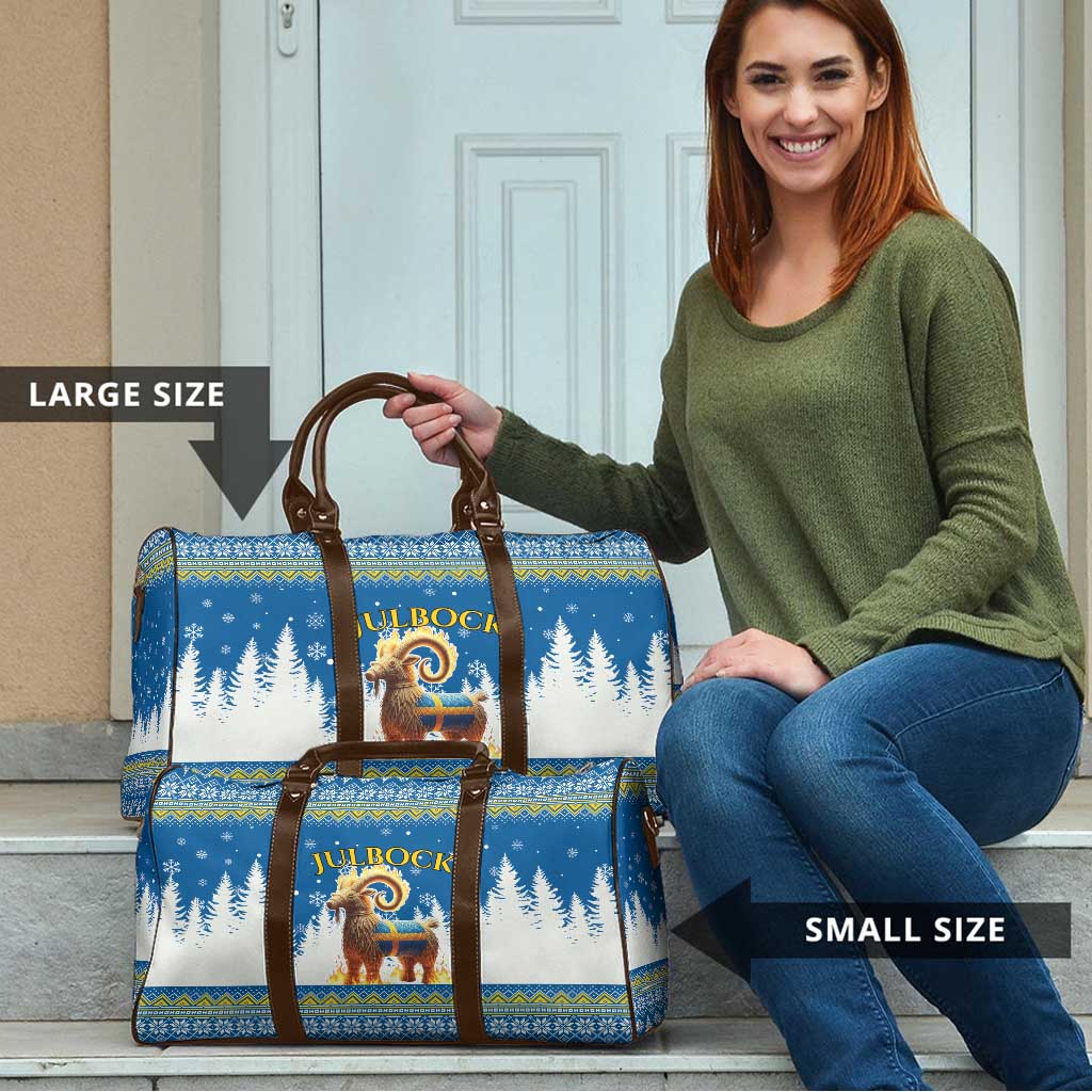 Sweden Christmas Travel Bag Julbock  Yule Goat - Wonder Print Shop
