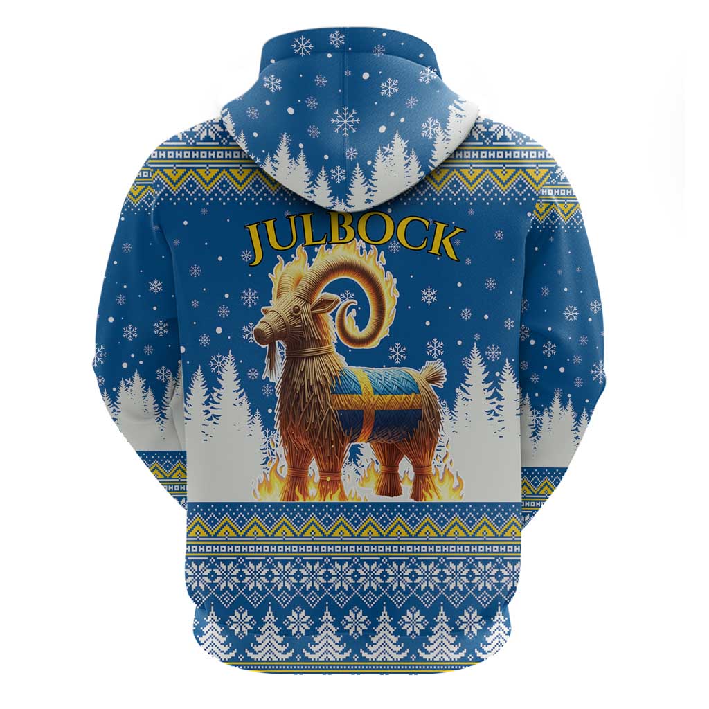 Sweden Christmas Zip Hoodie Julbock Yule Goat LT19