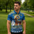 Sweden Christmas Zipper Polo Shirt Julbock Yule Goat LT19