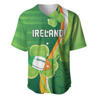 Ireland Rugby Custom Baseball Jersey Irish Shamrock Champions