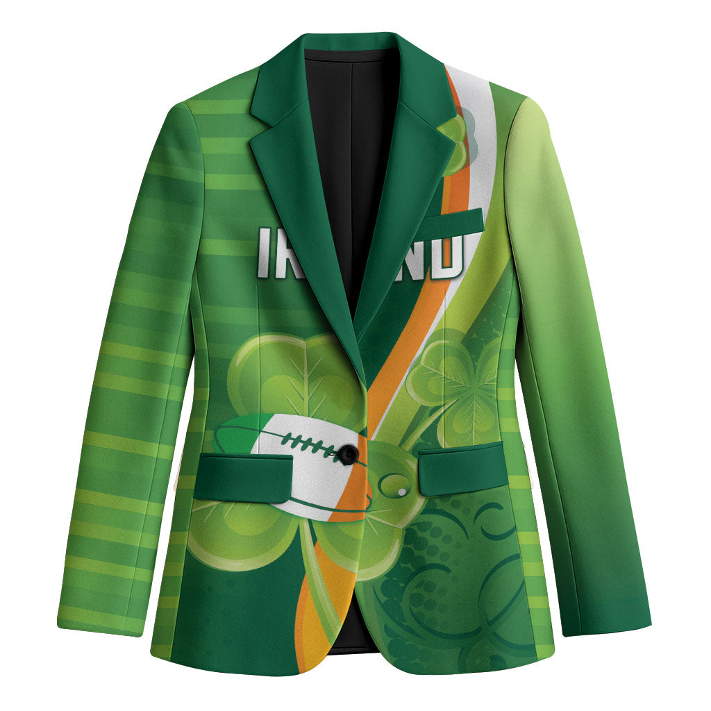 Ireland Rugby Custom Blazer Irish Shamrock Champions