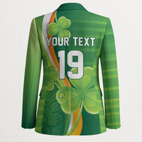 Ireland Rugby Custom Blazer Irish Shamrock Champions