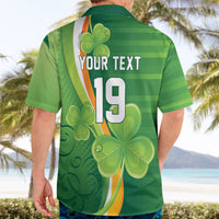 Ireland Rugby Custom Hawaiian Shirt Irish Shamrock Champions