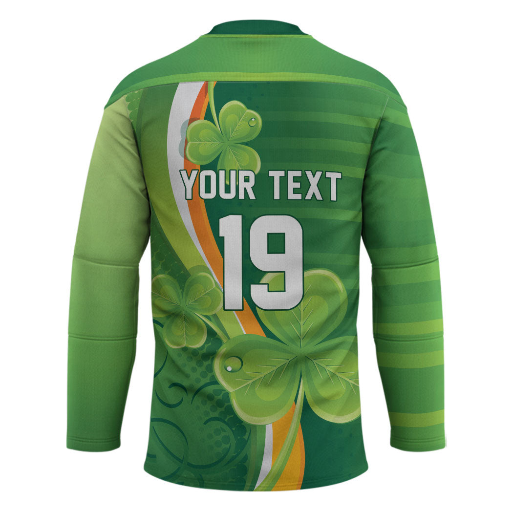 Ireland Rugby Custom Hockey Jersey Irish Shamrock Champions