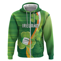 Ireland Rugby Custom Hoodie Irish Shamrock Champions
