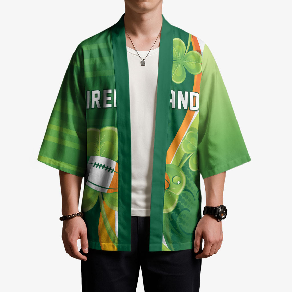 Ireland Rugby Custom Kimono Irish Shamrock Champions