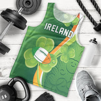 Ireland Rugby Custom Men Tank Top Irish Shamrock Champions