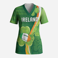 Ireland Rugby Custom Scrub Top Irish Shamrock Champions