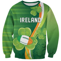 Ireland Rugby Custom Sweatshirt Irish Shamrock Champions