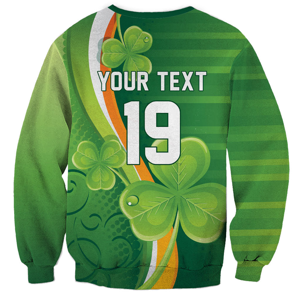 Ireland Rugby Custom Sweatshirt Irish Shamrock Champions