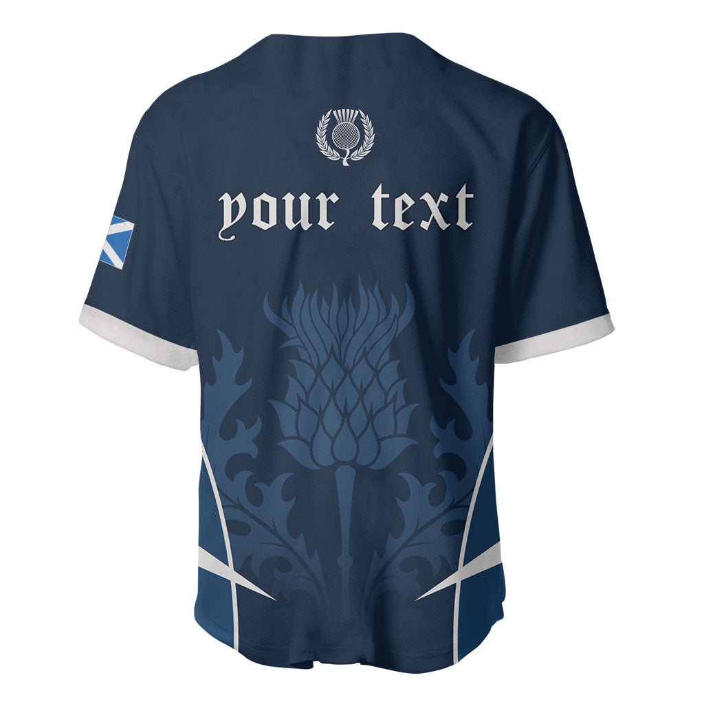 Scotland Rugby Personalized Baseball Jersey Scottish Thistle Champions