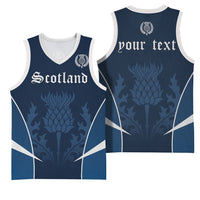 Scotland Rugby Personalized Basketball Jersey Scottish Thistle Champions