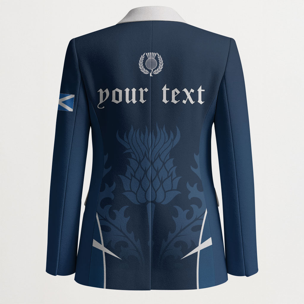 Scotland Rugby Personalized Blazer Scottish Thistle Champions