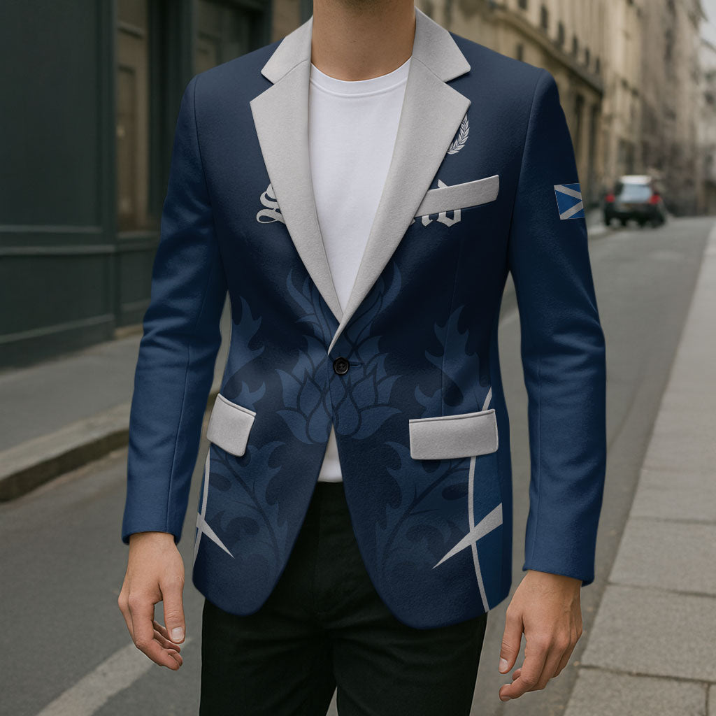 Scotland Rugby Personalized Blazer Scottish Thistle Champions