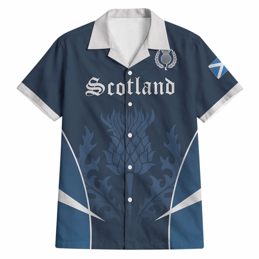 Scotland Rugby Personalized Hawaiian Shirt Scottish Thistle Champions