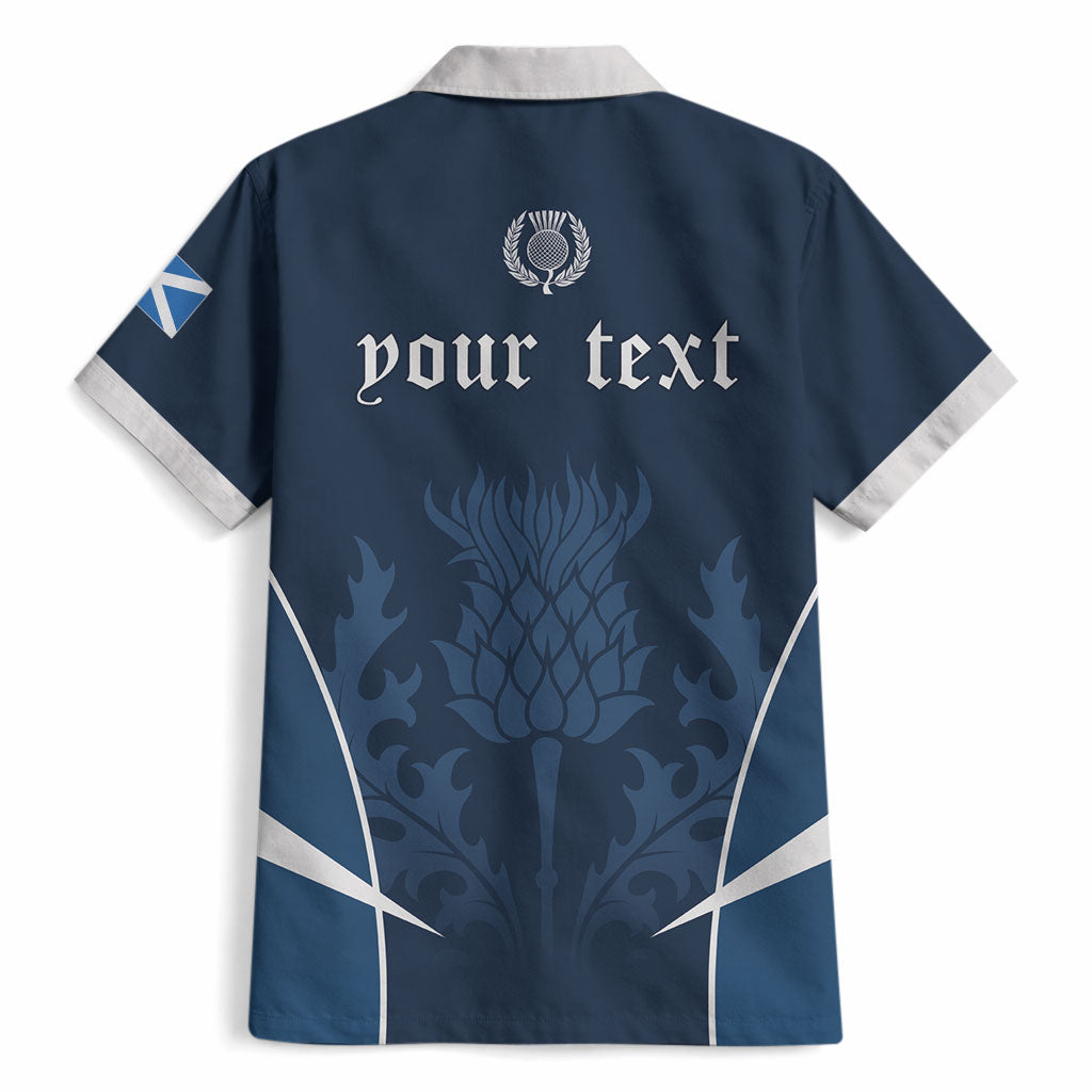 Scotland Rugby Personalized Hawaiian Shirt Scottish Thistle Champions