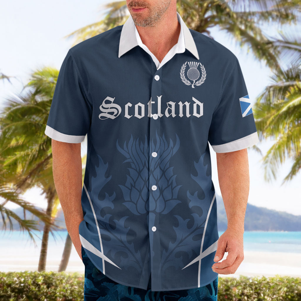 Scotland Rugby Personalized Hawaiian Shirt Scottish Thistle Champions