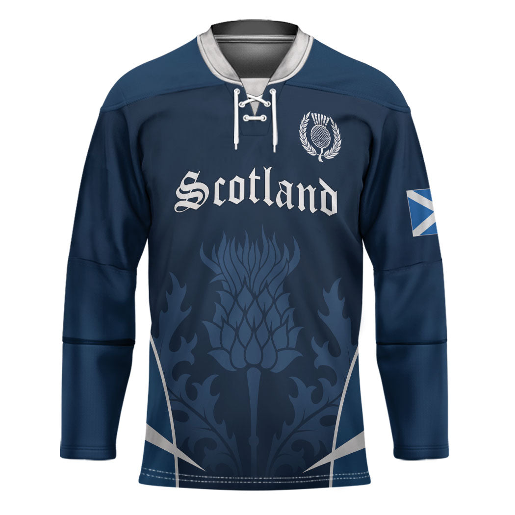 Scotland Rugby Personalized Hockey Jersey Scottish Thistle Champions