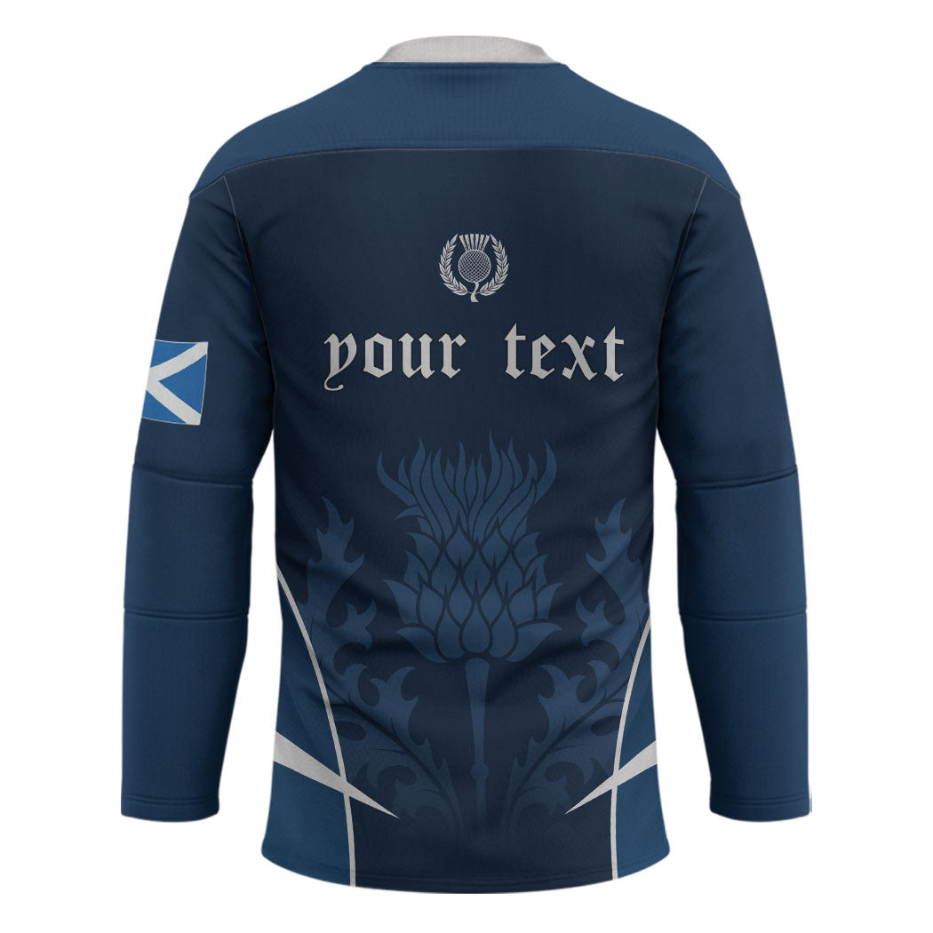 Scotland Rugby Personalized Hockey Jersey Scottish Thistle Champions